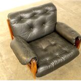 Fauteuil par Jean Gillon Rodeio pour Italma Wood Art