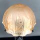 Important Art Deco Wrought Iron Lamp, by Bartelemie, France, Circa 1925