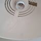 Lacquered metal pendant light from the 80s