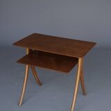 Table d'appoint en teck italien, années 1960