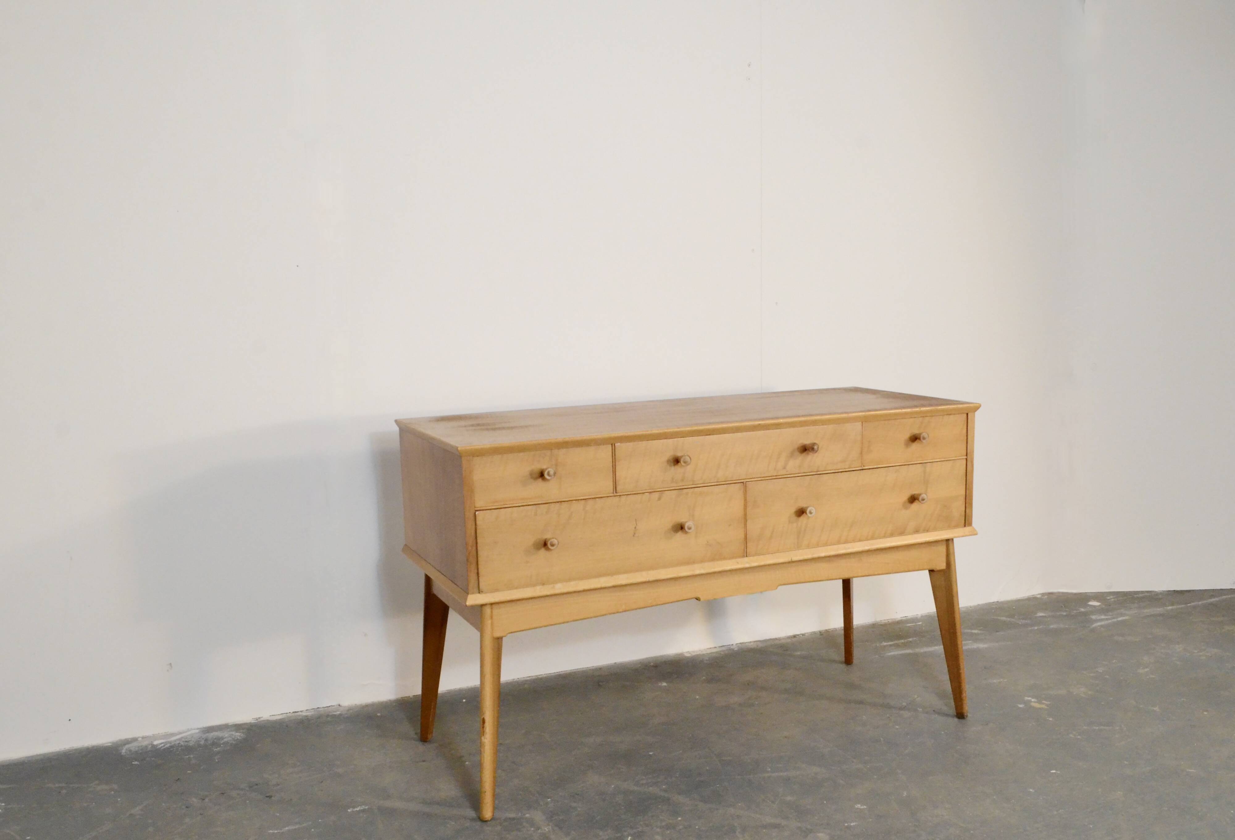 Midcentury Alfred Cox Sideboard Dresser In Walnut Modern Danish Style Vinta