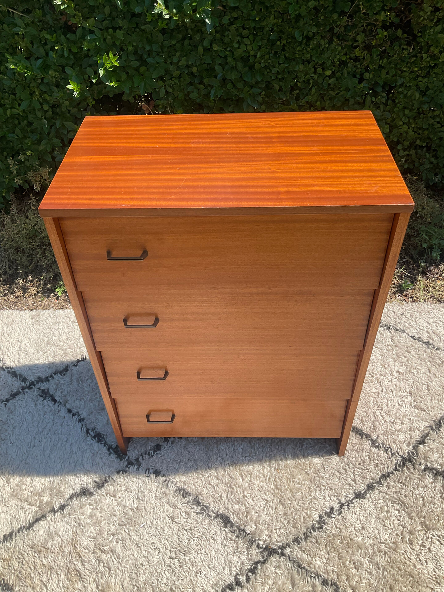 Vintage shoe cabinet from the 1970s.