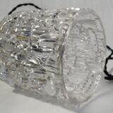 Vintage ball machine cylindrical clear glass