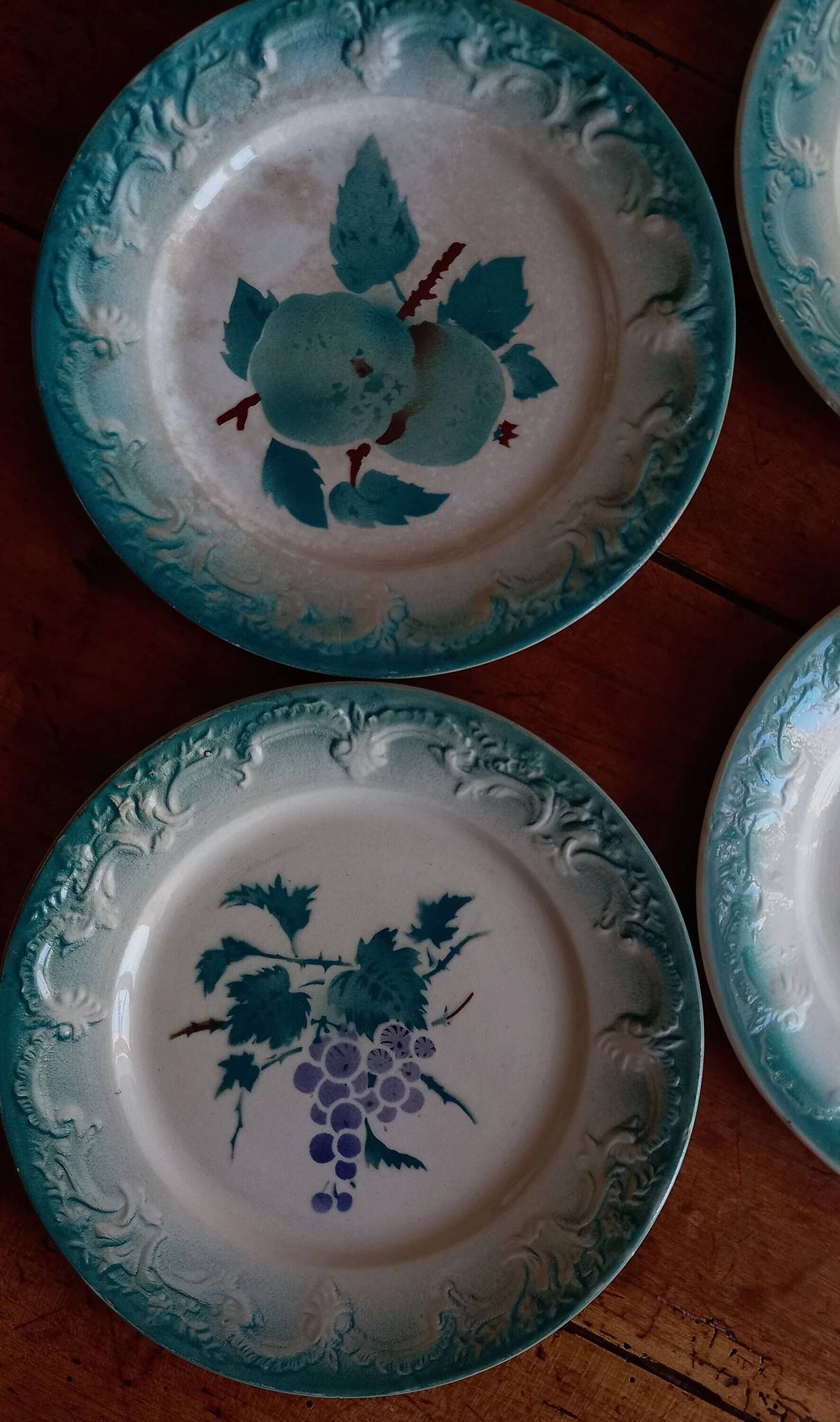 4 dessert plates in earthenware from Castres