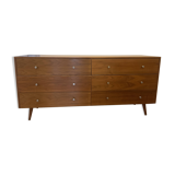 Walnut chest of drawers with 6 drawers - Room & Board