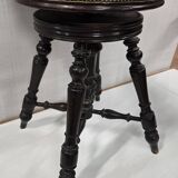Antique adjustable piano stool – Napoleon III period, late 19th century