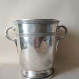 Champagne bucket in silver metal Early XX