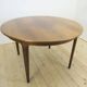Dining room set in rosewood with table and 4 chairs, 1960s.