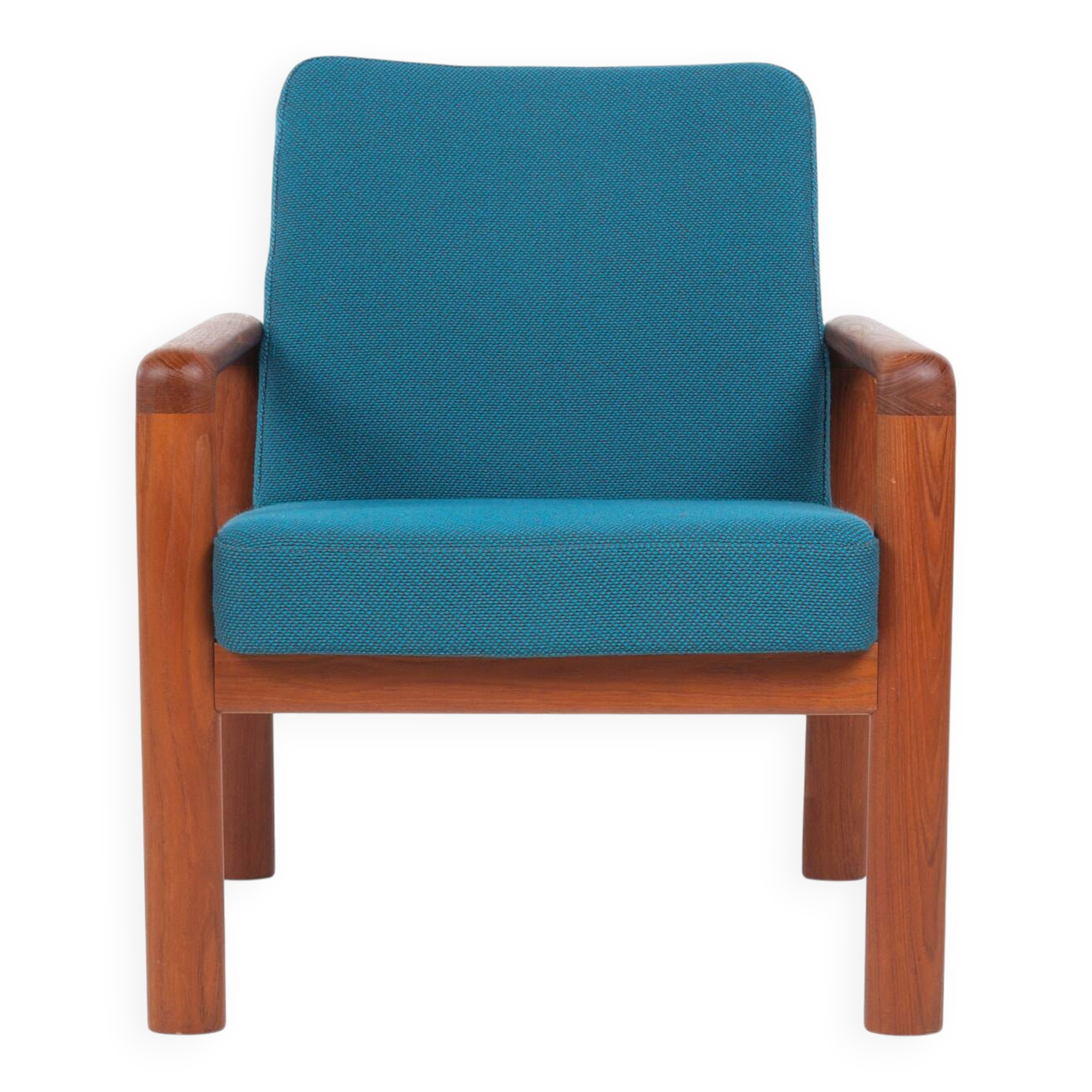 Kai Kristiansen armchair, vintage, 1960s, teak, Denmark, newly