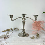 Silver candle holder 3 candles