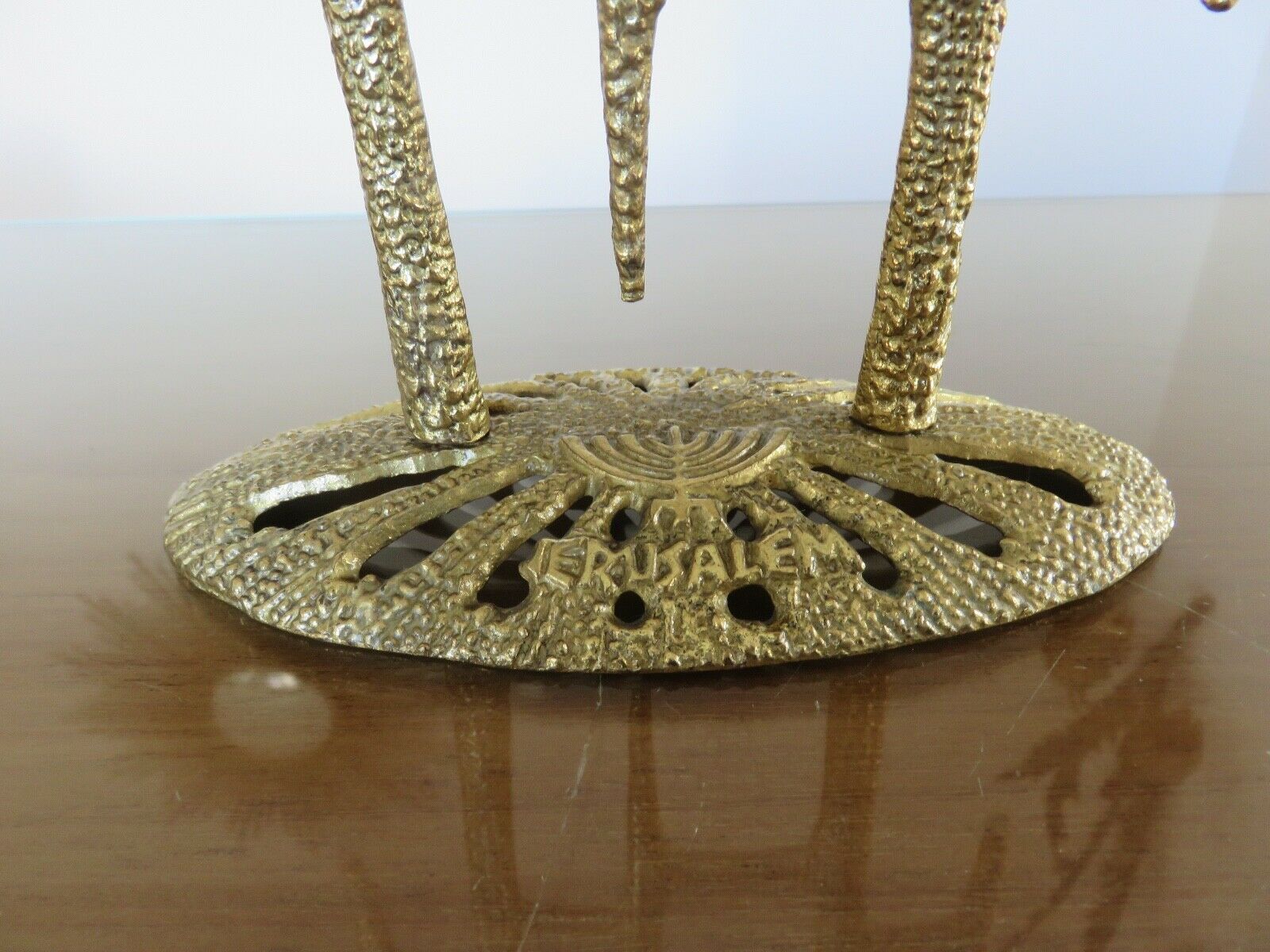Brutal brass candlestick 9 70s candles