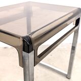 Lot de 2 tables d’appoint Marc Berthier années 60