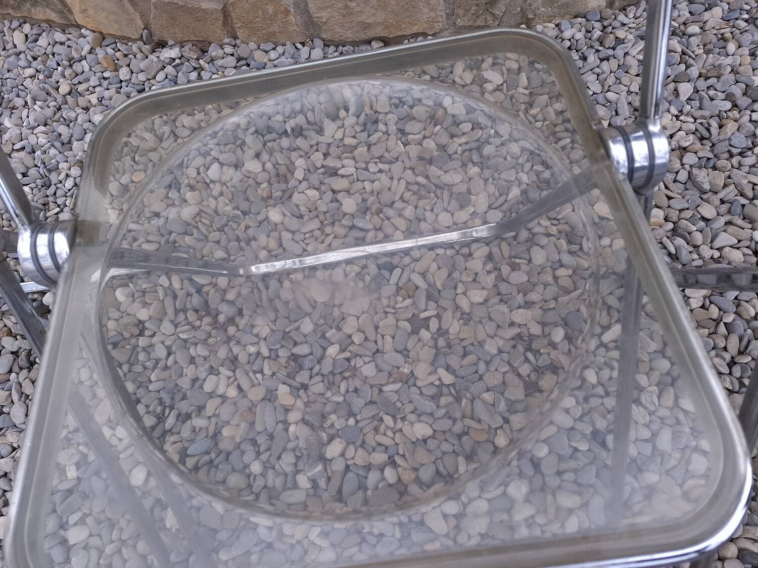 5 vintage 70'S chairs + Giancarlo Piretti Castelli support