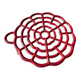 Dessous de plat fleur rouge