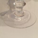6 cut Sevres crystal wine glass set