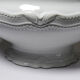 White fine porcelain soup tureen/vegetable dish from Limoges attributed to Barnardaud, vintage.