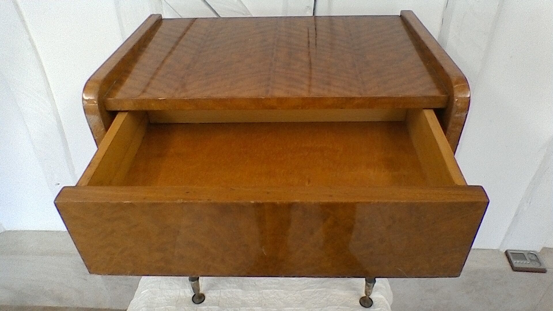 vintage end table or nightstand.