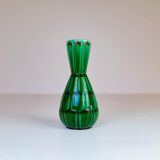 Large Green Midcentury Ceramic Vases and Upsala Ekeby "Capri" Bowl/Tray from the 1950s