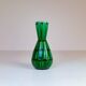 Grands Vases en Céramique Verts Midcentury et Plateau/ Bol Upsala Ekeby "Capri" 1950s