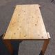 Brutalist style pine table from the 1970s.