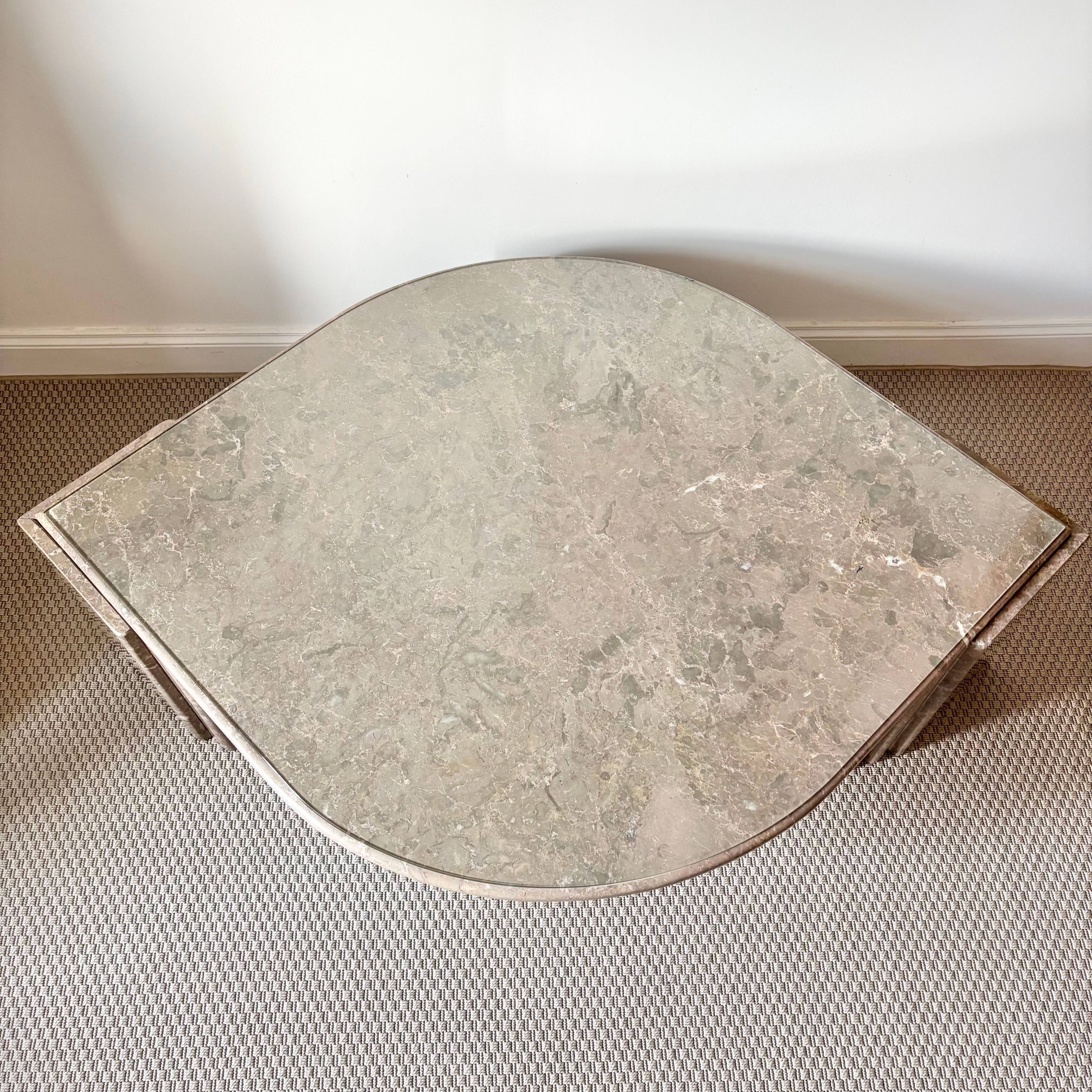 Roche Bobois marble coffee table