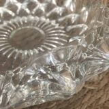 cendrier en verre ciselé