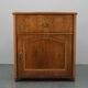 Antique Cabinet in Walnut Finish, Czechoslovakia