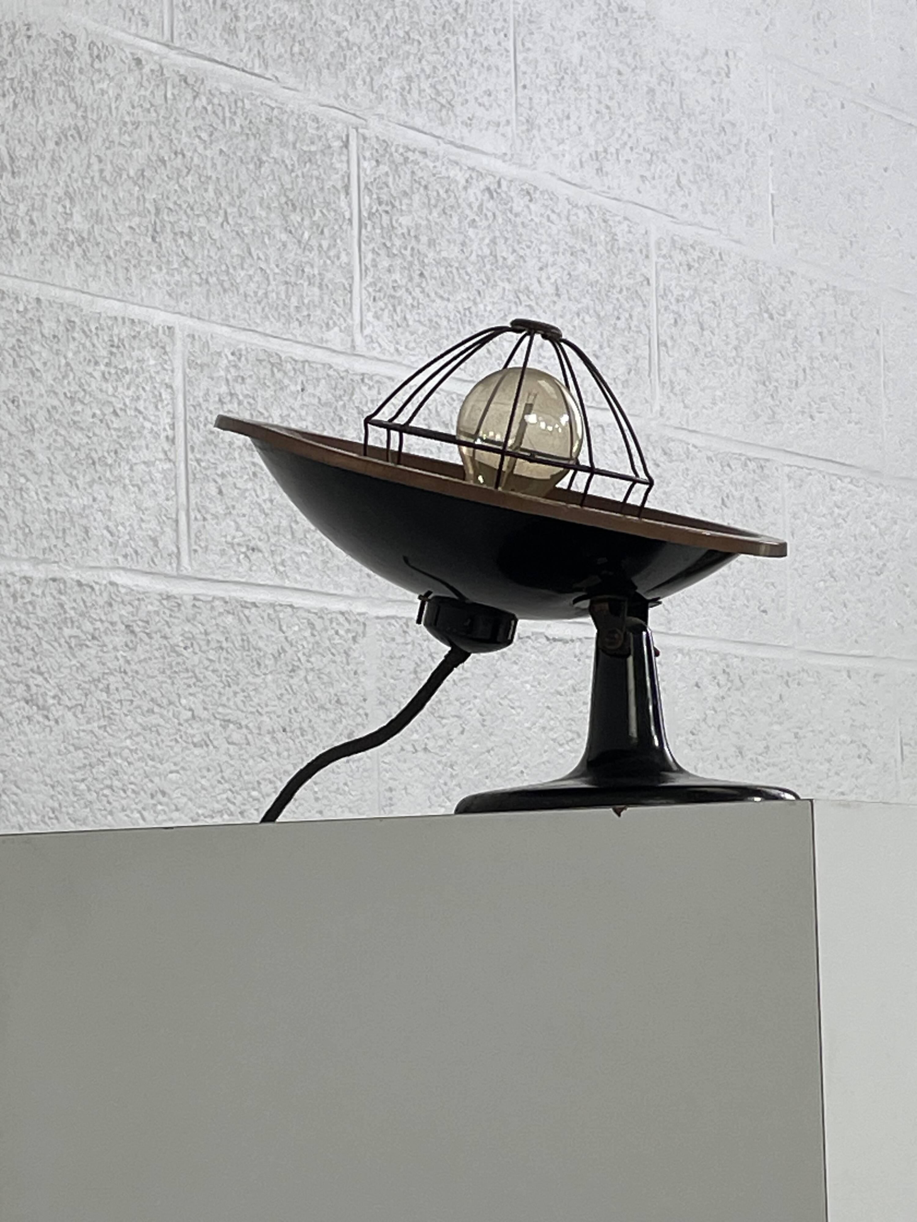 vintage metal lamp