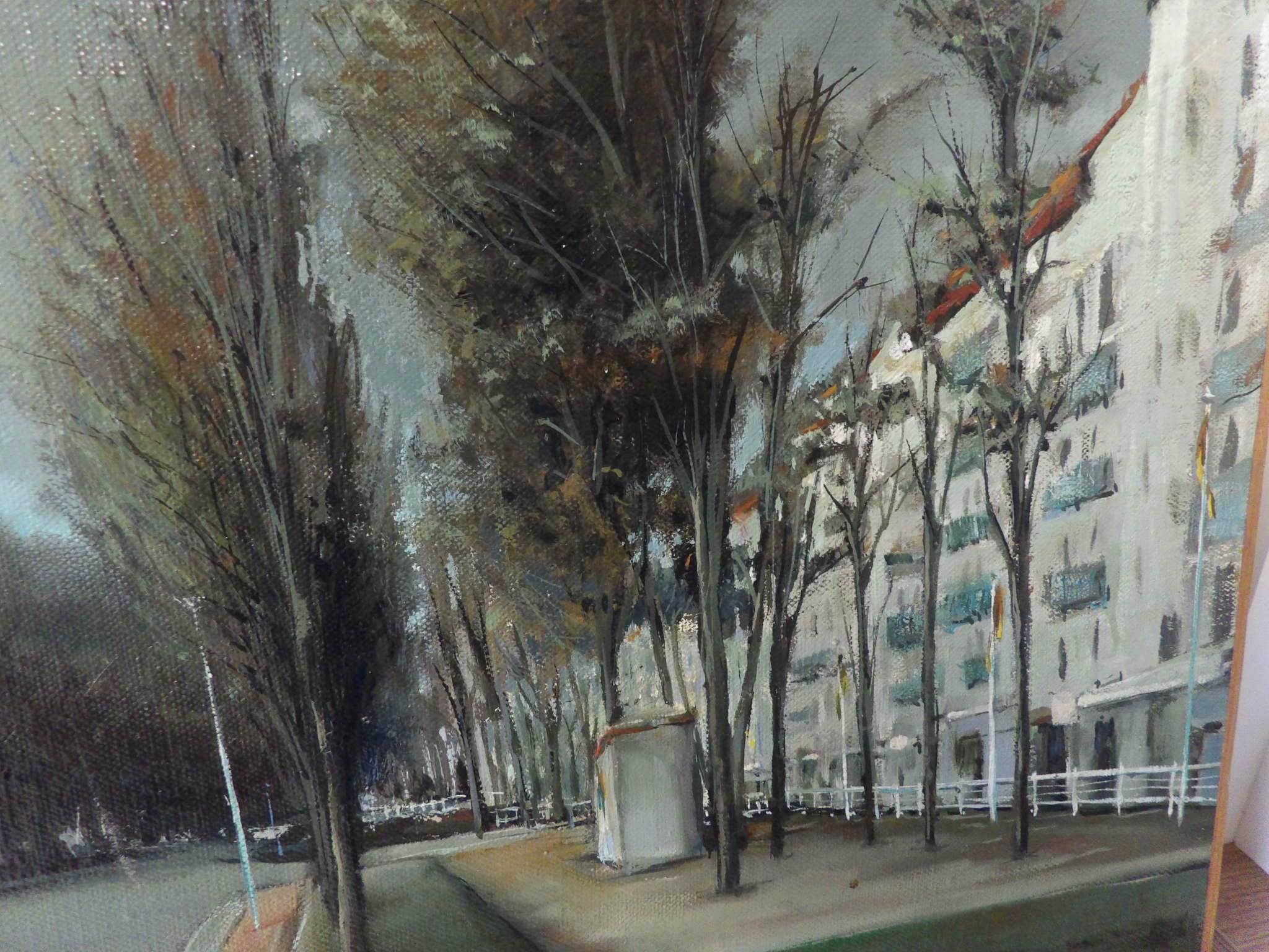 view from the esplanade of the Néris-les-Bains casino