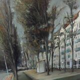 view from the esplanade of the Néris-les-Bains casino