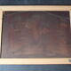 Golden wooden frame with glass 61x83