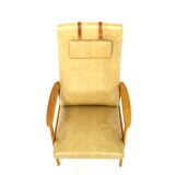 Scandinavian leatherette armchair, Sweden, 1960