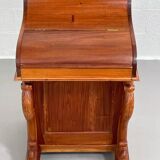 20th century Davenport desk with walnut piano top