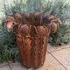 Umbrella stand or metal plant pot inspired by Art Nouveau, 20th century