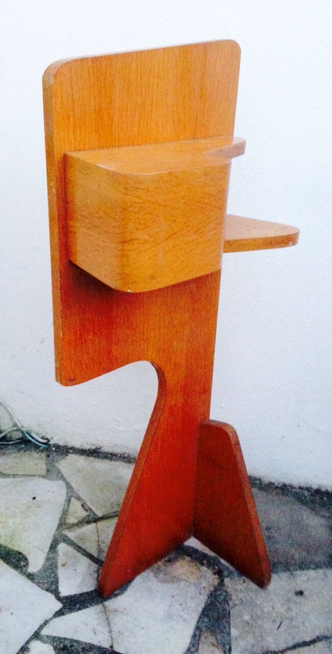 Pair bedside headboard 30s vintage