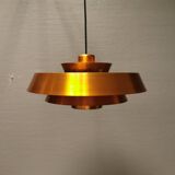 Hanging lamp model ‘Nova’ designed by Jo Hammerborg for Danish Fog&Mørup 1963 in copper
