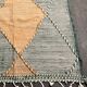 Handmade Moroccan Berber rug – 100% wool – Unique piece, large size