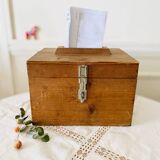 Wooden urn box
