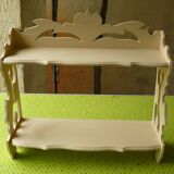 Art deco wooden shelf