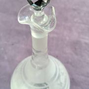 19th century muslin glass carafe