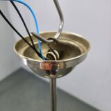 Bauhaus Globe Chandelier Czechoslovakia 1930s Chrome Pendant