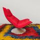 Chauffeuse pivotante F511 vintage par Geoffrey Harcourt édition Artifort