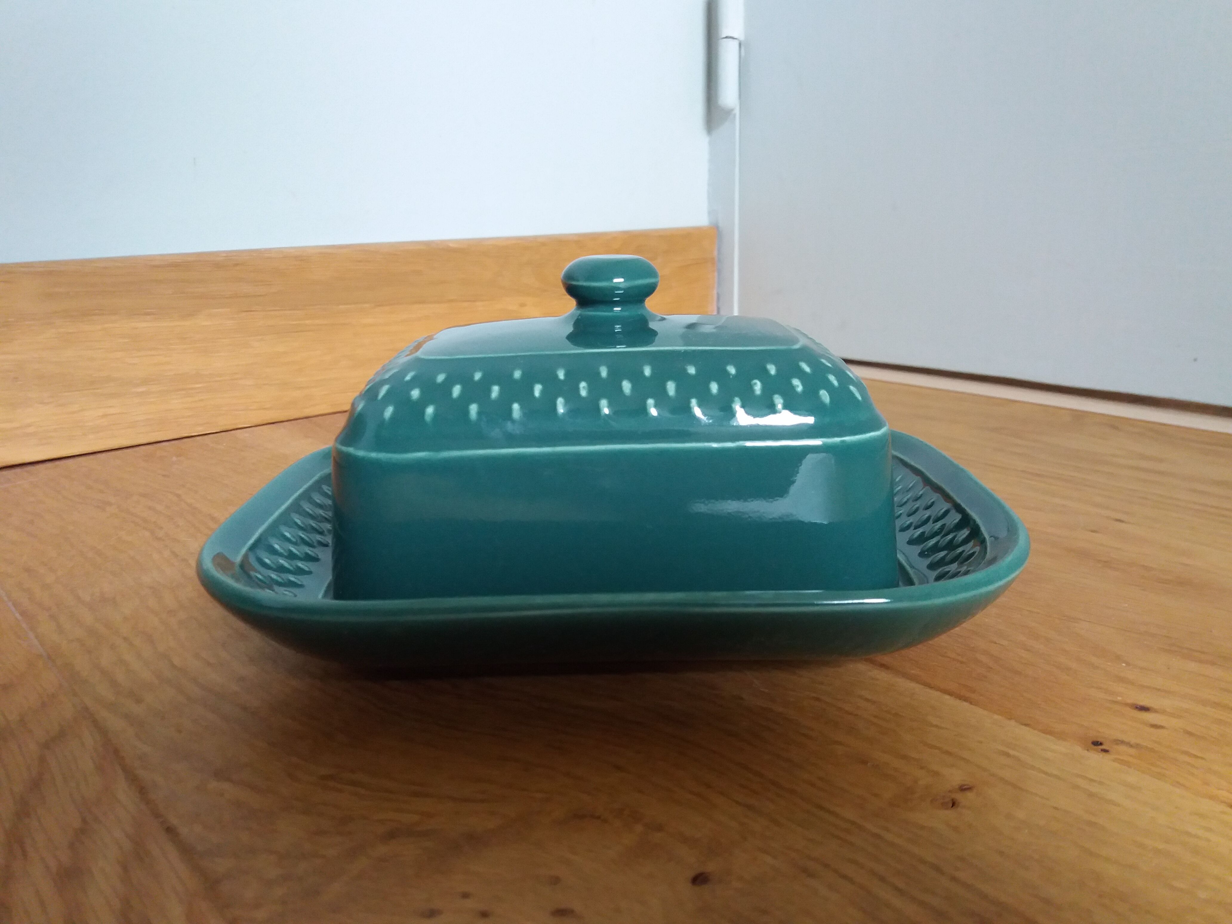 Butter dish Genevieve Lethu, Rice grain collection, 1984