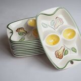 Set of 10 salad plates