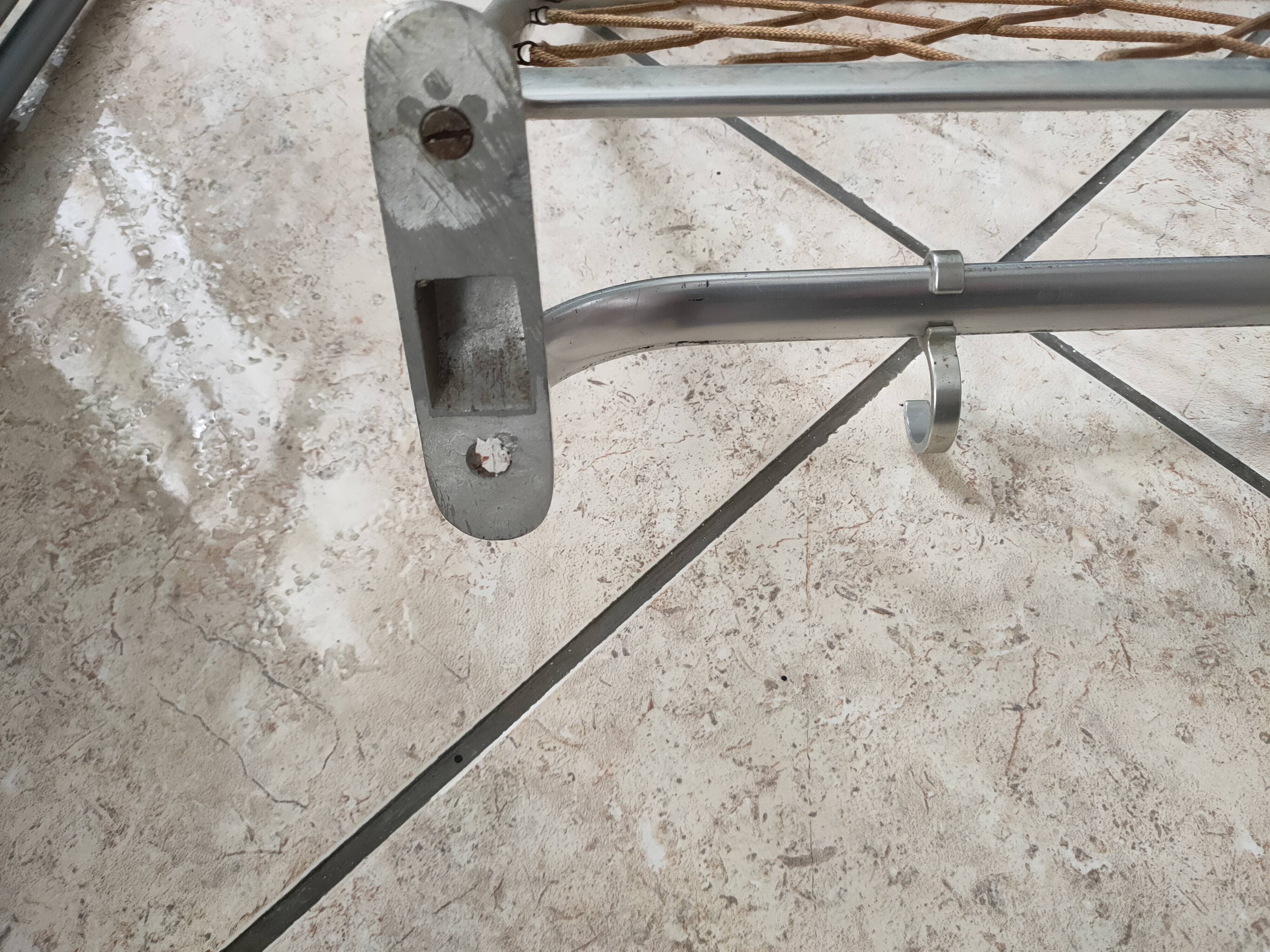 50s-60s aluminum coat rack