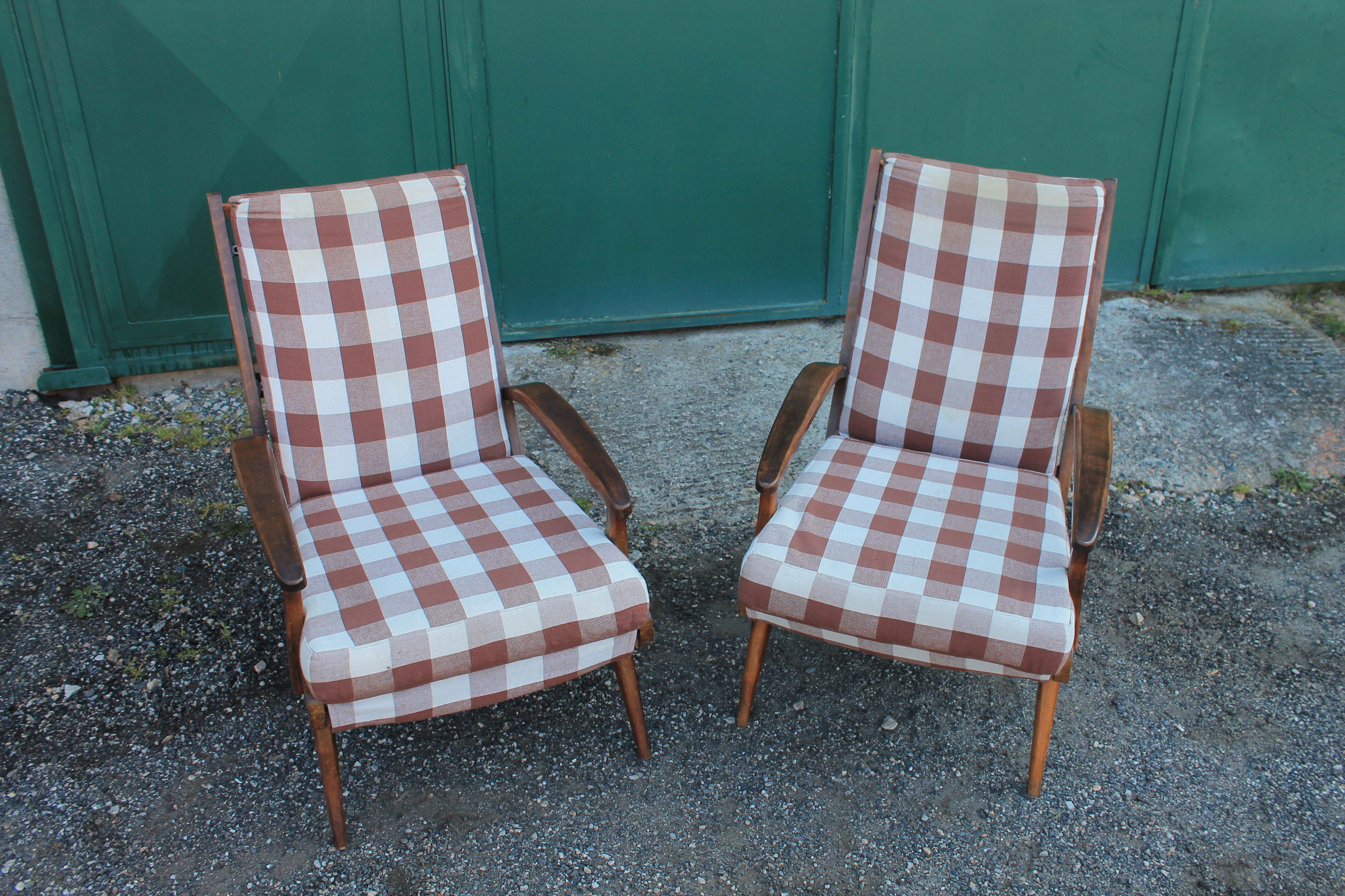 Pair of vintage armchairs