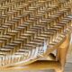 Suite de 4 chaises rotin 1970bois cintre belle patine