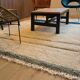 Tapis Beni Ouarain Crème et bleu
