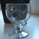 Set of 8 50s wine glasses in engraved crystal