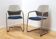Pair of Metrick office armchairs, Wilkhann